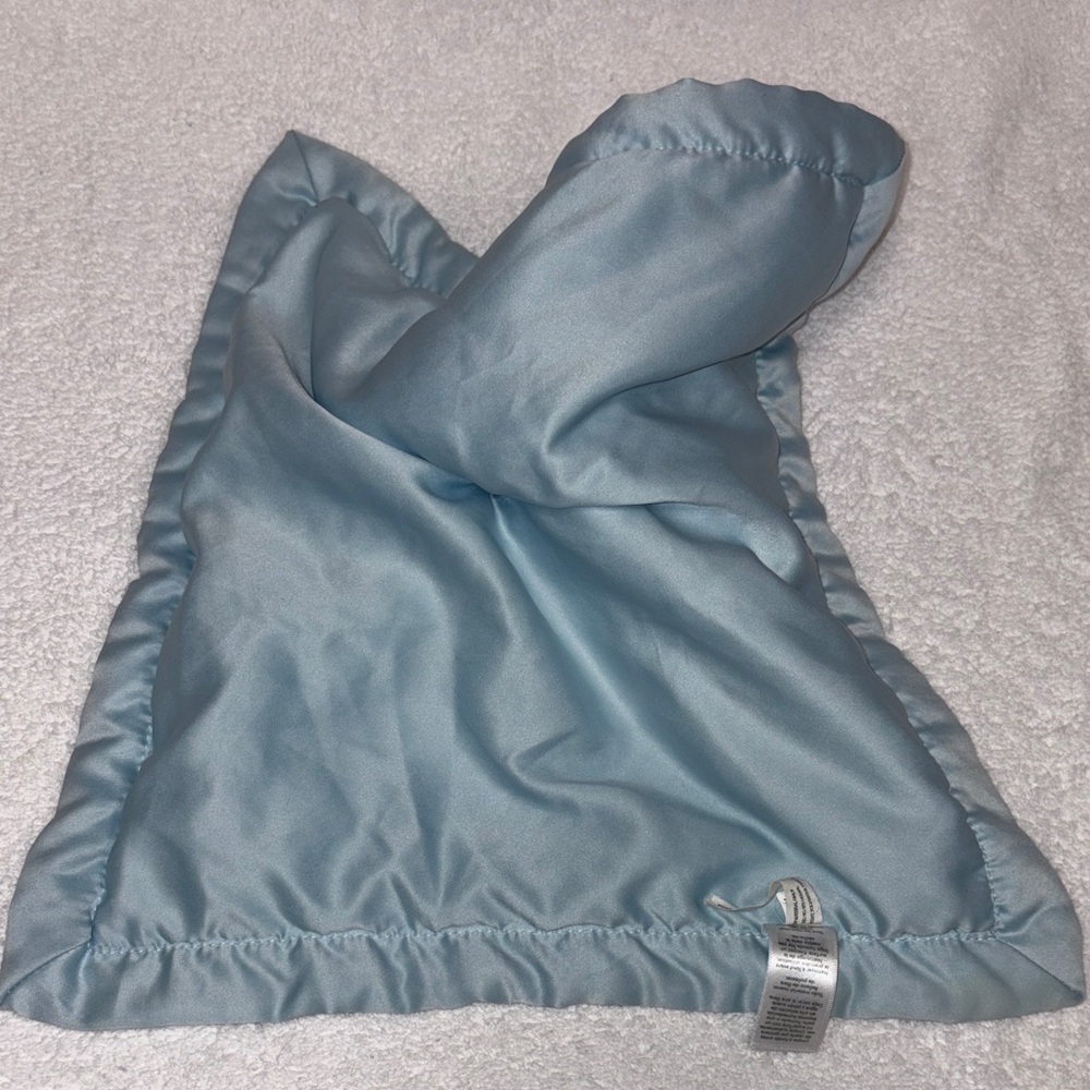 Carter's light Blue Black Bear Security Blanket lovey - Picture 4 of 5